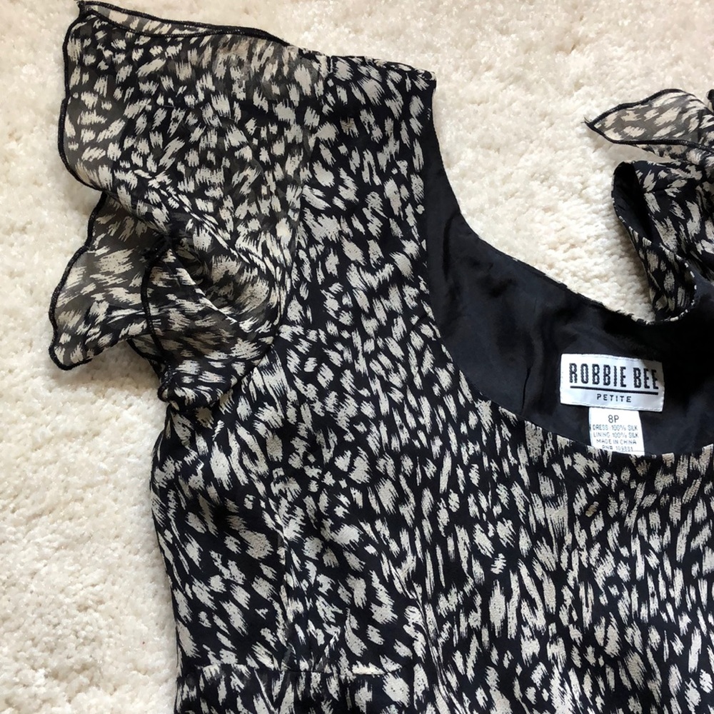 100% Silk dress size 8P - Picture 4 of 12